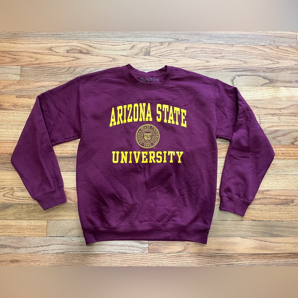 Arizona State University Maroon Crewneck Size Medium